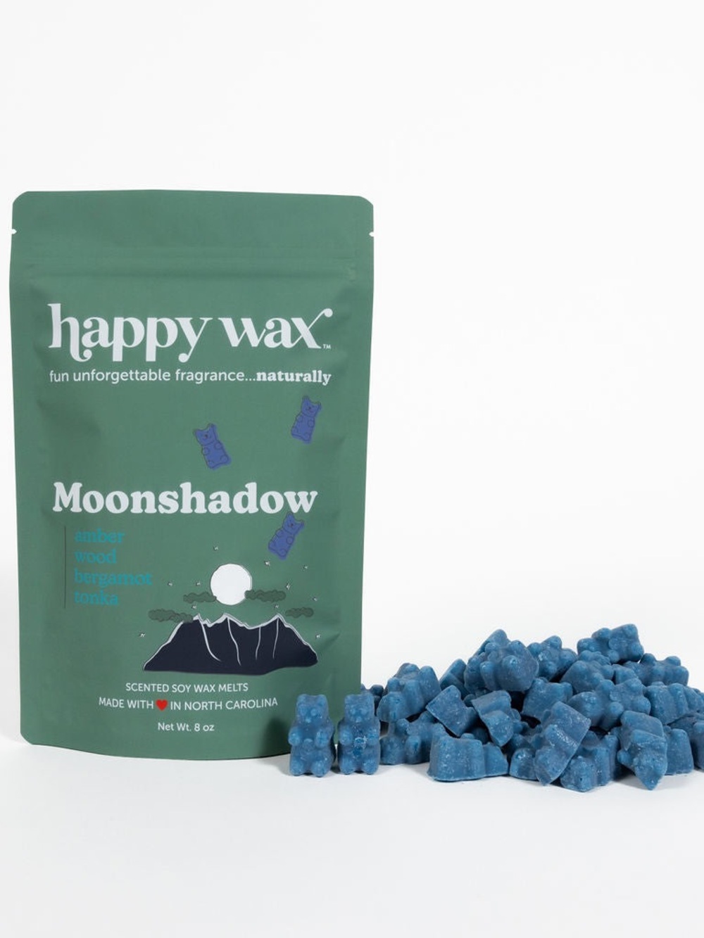 Happy Wax Moonshadow Scented Bear Wax Melts (8 oz Pouch)